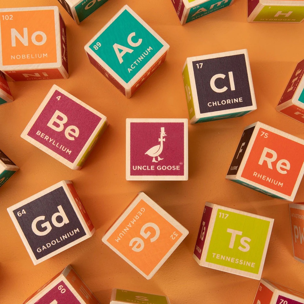 Uncle Goose Periodic Table of Elemental Blocks - Multicolor 20 piece - Picture 4 of 4